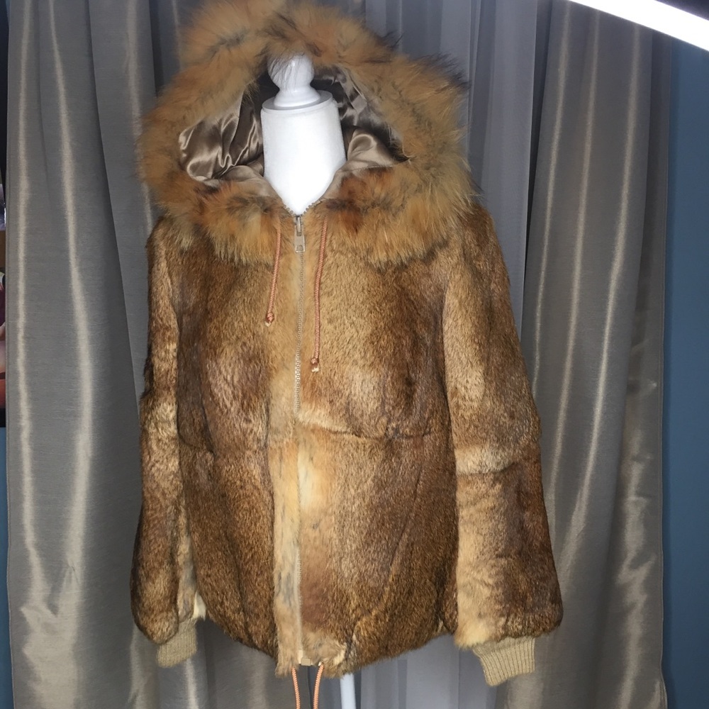 Real Fur Eskimo Hooded Jacket